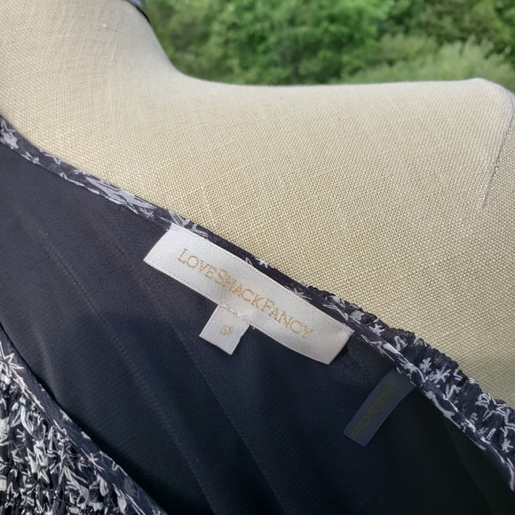 LoveShackFancy Scarlett Mini Dress in Evening Sky - Picture 6 of 10